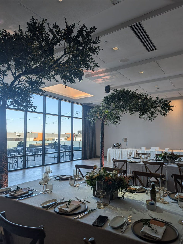 10ft arch olive tree rental for wedding ceremony WoodBridge.