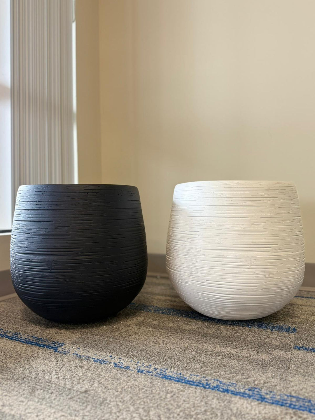 Textured Cement Planters