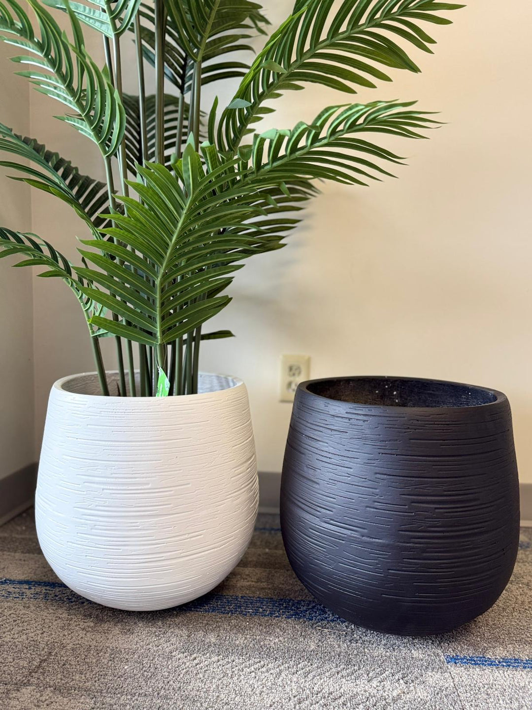 Textured Cement Planters