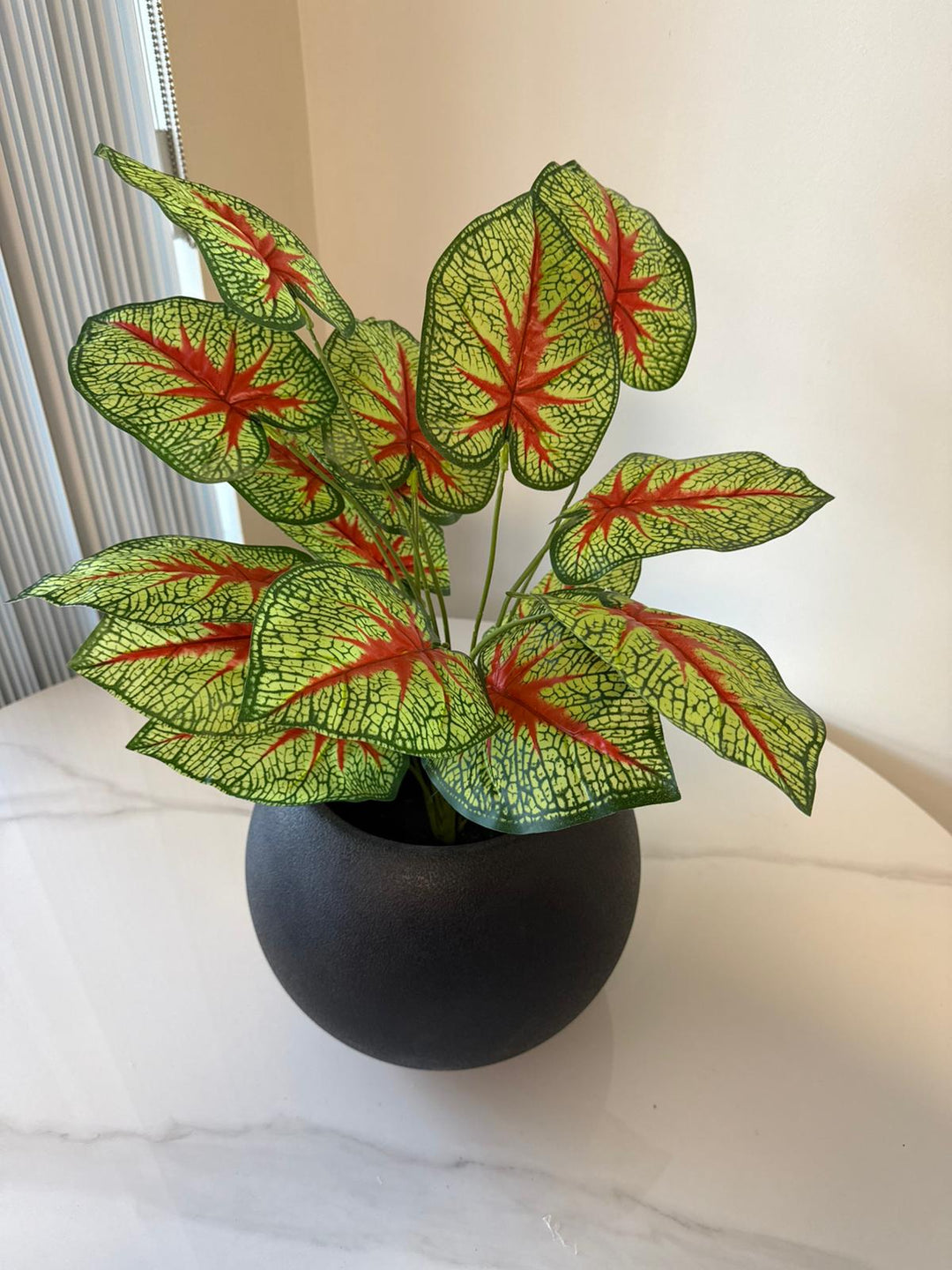 Artificial Caladium Desk Plant – 28"