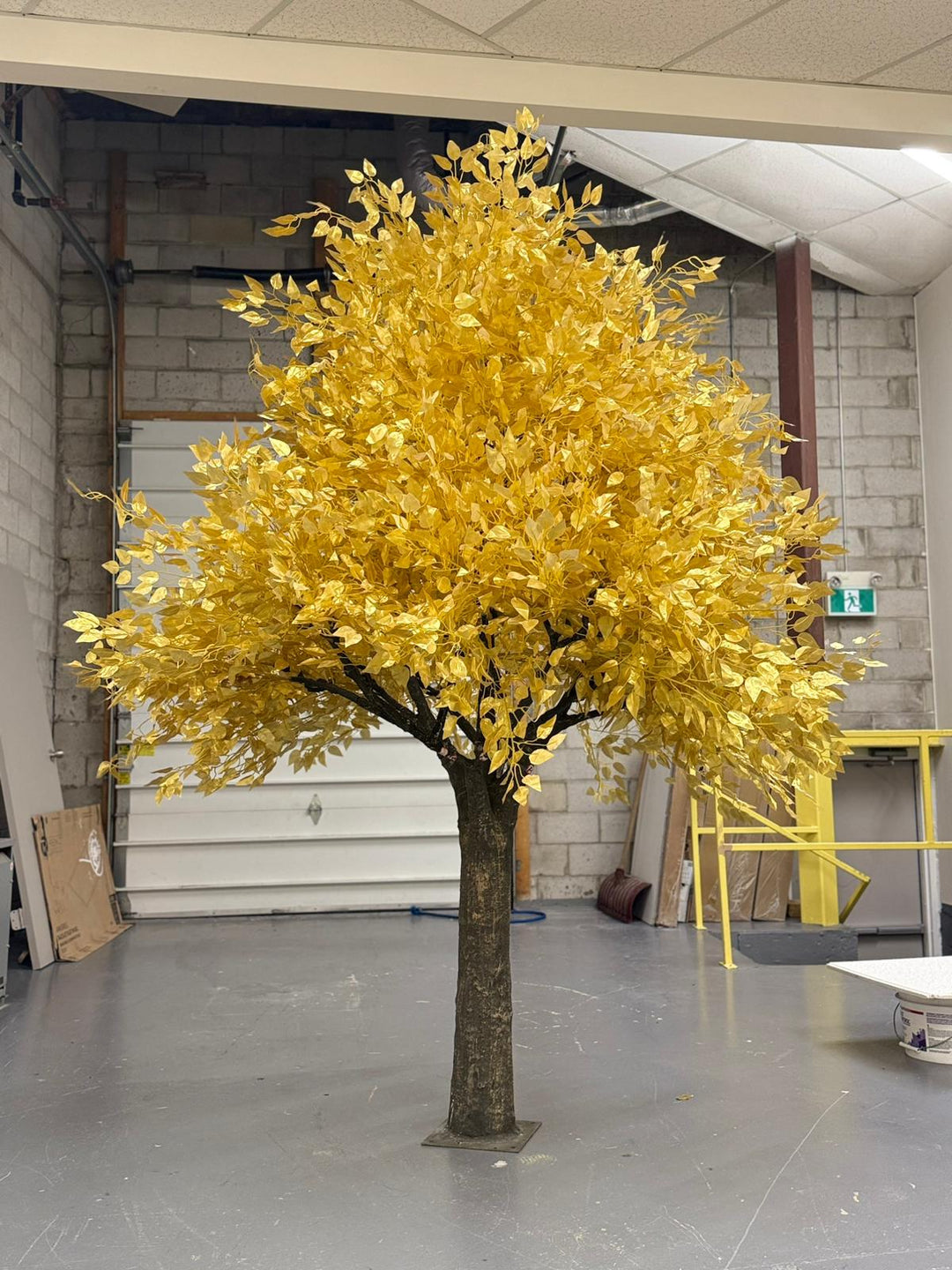 8ft Luxury Golden Banyan Artificial Tree