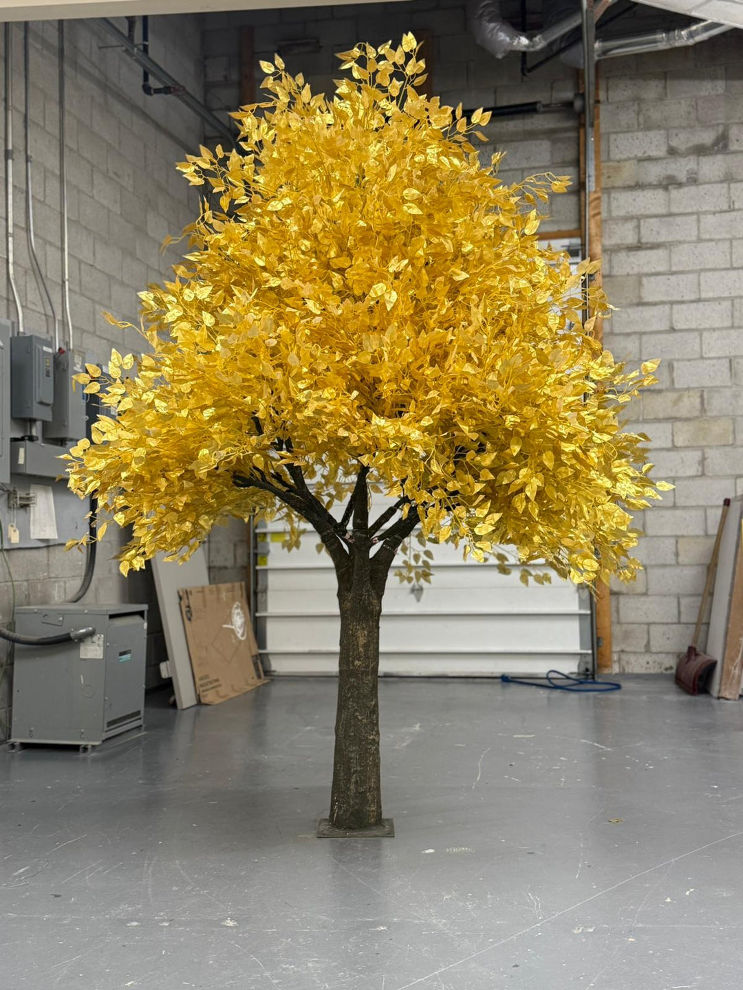 8ft Luxury Golden Banyan Artificial Tree