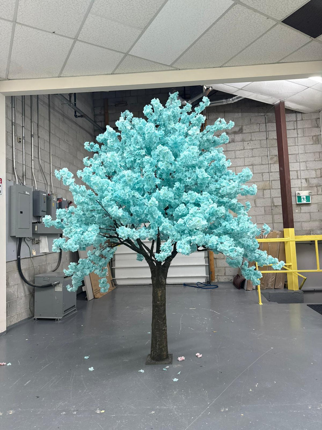 8ft  Light Blue Cherry Blossom Tree