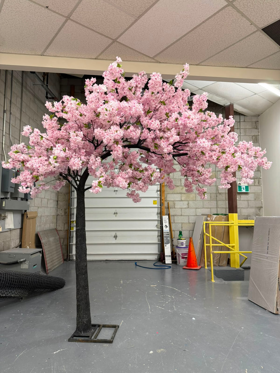 10ft Artificial Light Purple Cherry Blossom Arch Tree