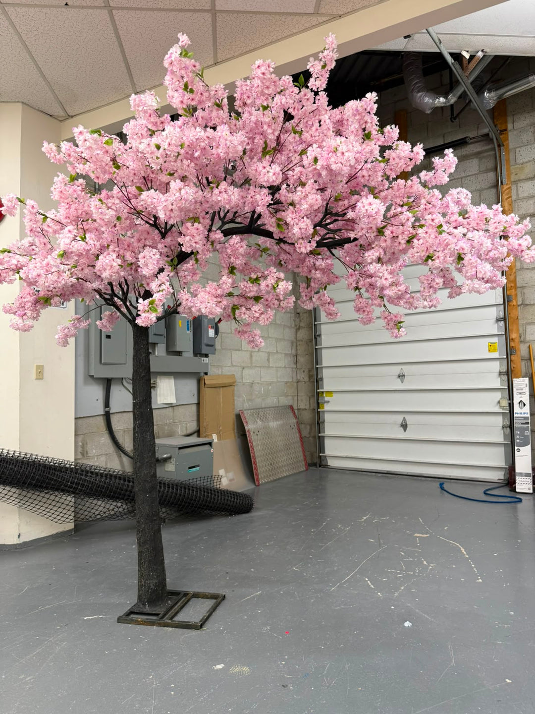 10ft Artificial Light Purple Cherry Blossom Arch Tree