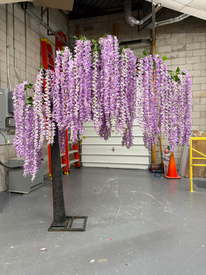 8ft Artificial Lavender Wisteria Arch Tree