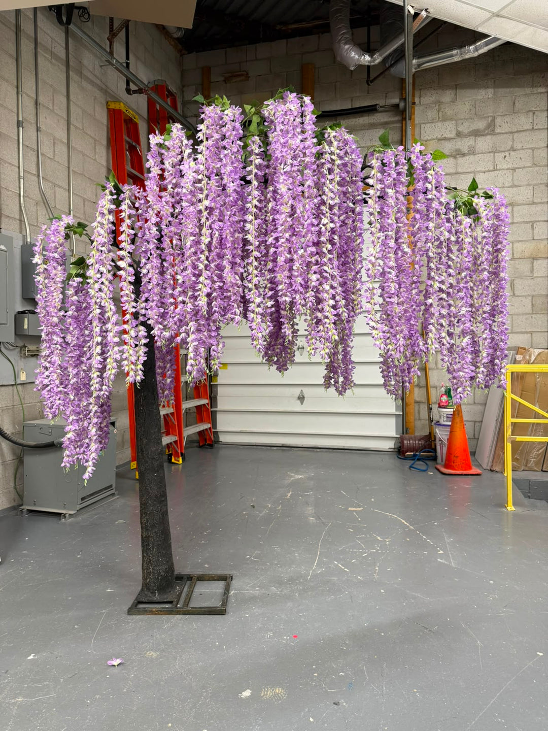 8ft Artificial Lavender Wisteria Arch Tree Rental