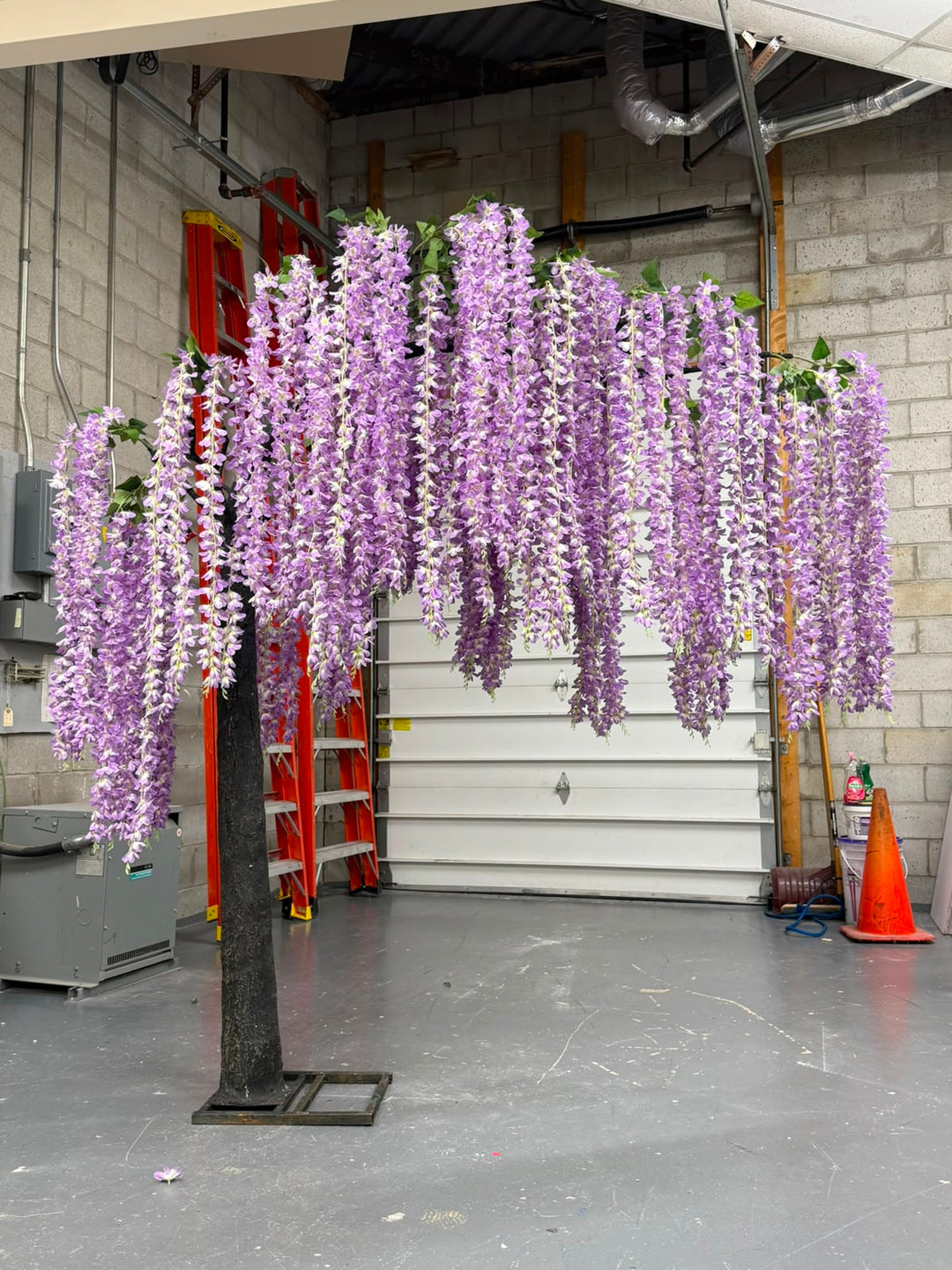 8ft Artificial Lavender Wisteria Arch Tree
