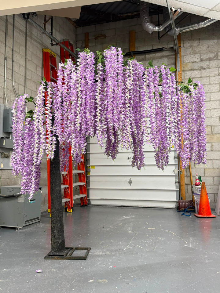 8ft Artificial Lavender Wisteria Arch Tree