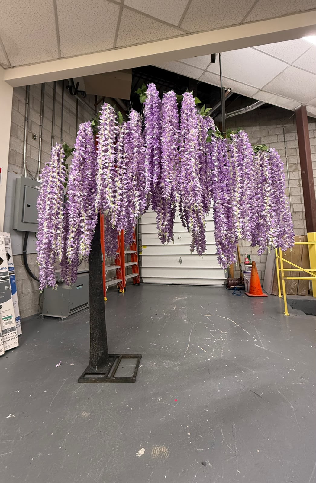 10ft Artificial Lavender Wisteria Arch Tree