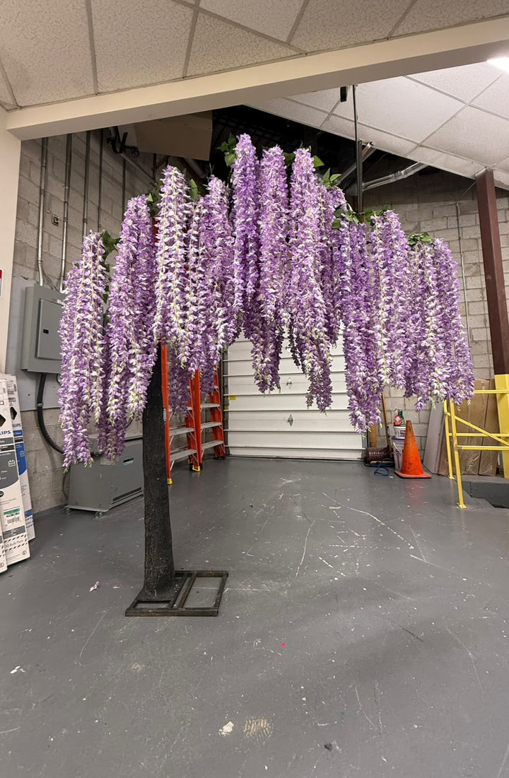 10ft Artificial Lavender Wisteria Arch Tree