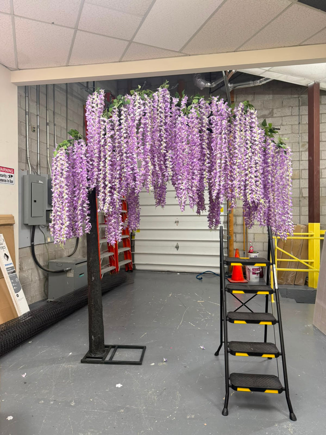 10ft Artificial Lavender Wisteria  Arch Tree Rental