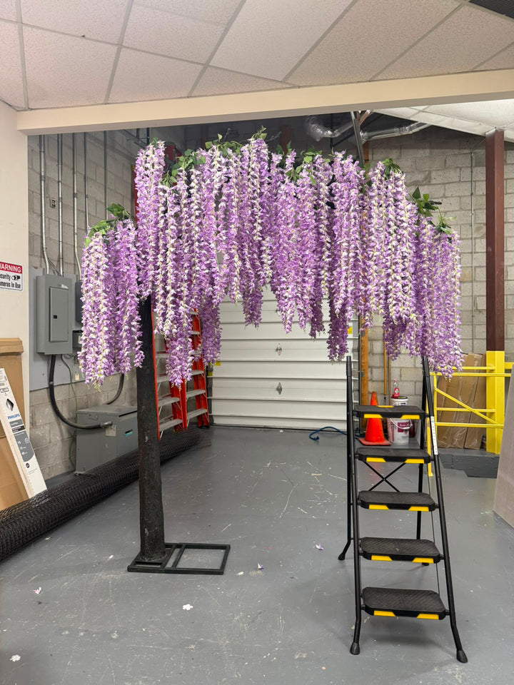 10ft Artificial Lavender Wisteria  Arch Tree Rental