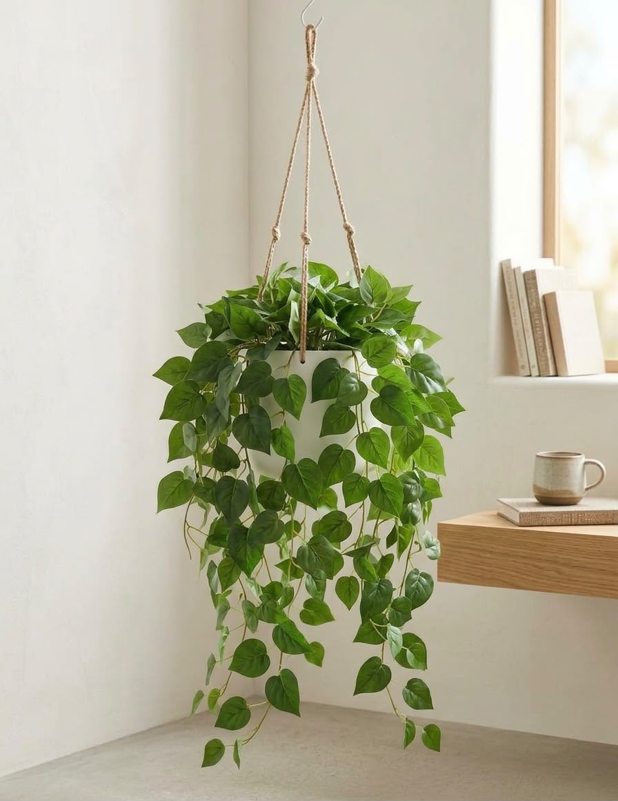 Artificial Pothos Hanging Vine_ 120 cm