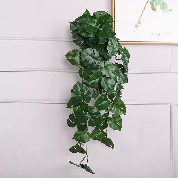 Artificial Extended Monstera Leaf  Hanging Vine_  90 cm