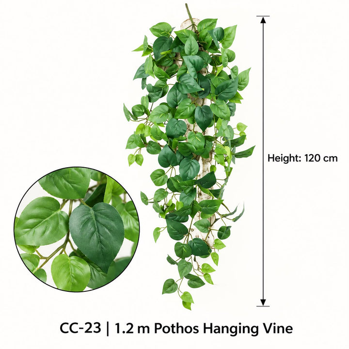 Artificial Pothos Hanging Vine_ 120 cm