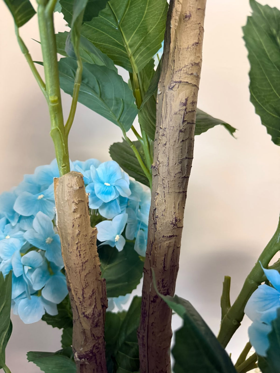 Artificial Light Blue Hydrangea Flower Plant _4ft