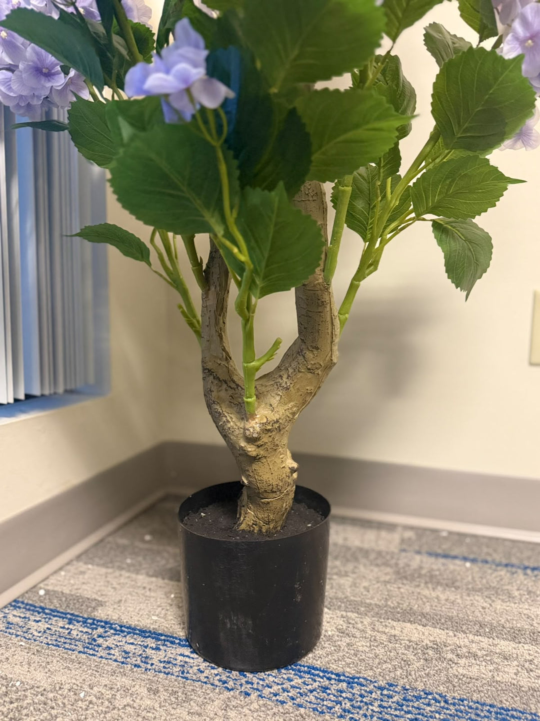 Artificial Lavender Hydrangea Flower Plant _4ft