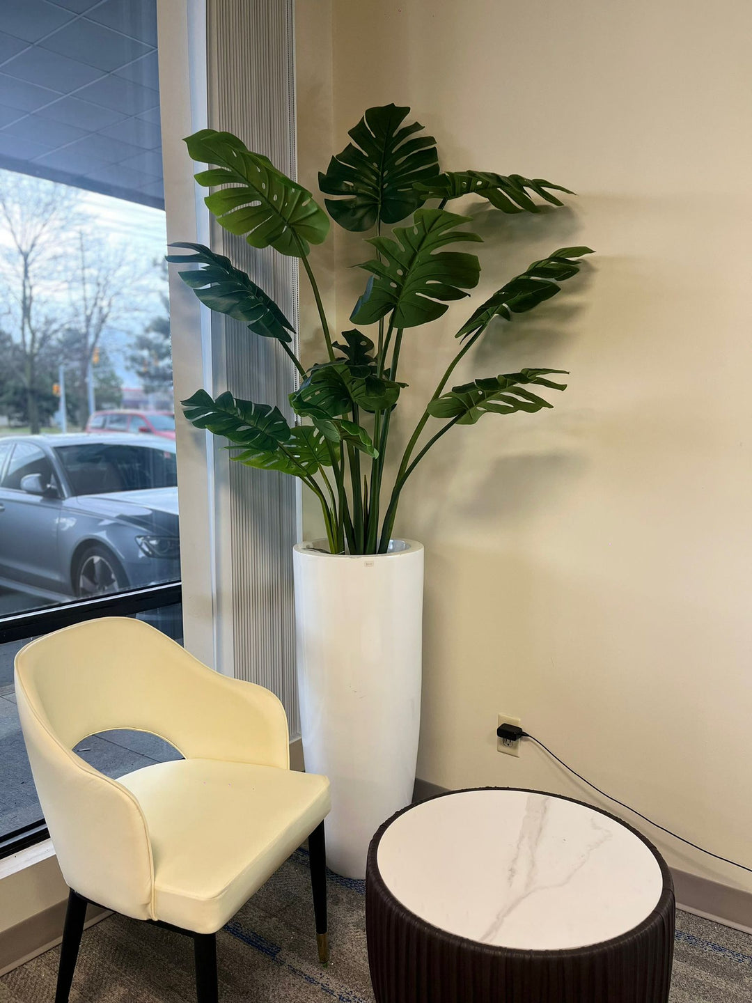 Modern Glossy Cylindrical Planters