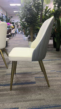 Charger l&#39;image dans la galerie, Modern Upholstered Grey Dining Chair
