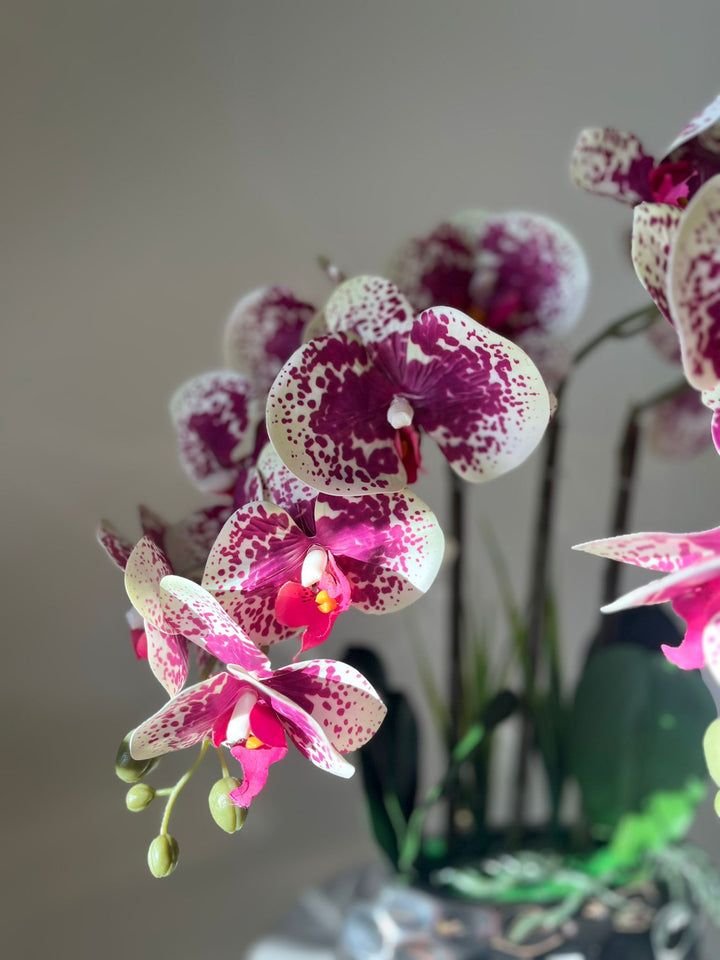 Real touch artificial orchid Arrangement