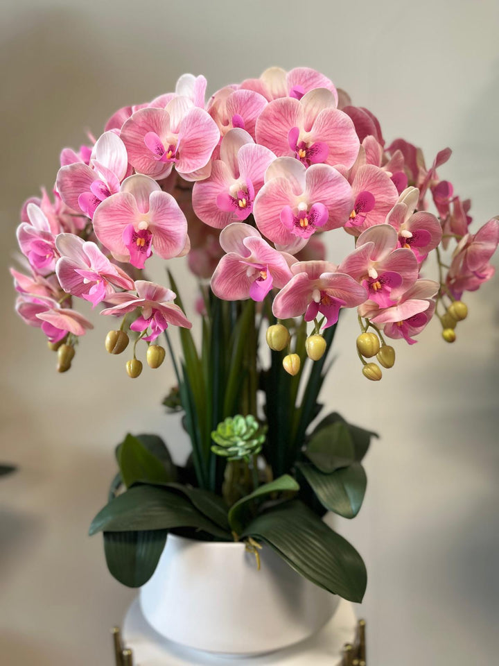 Real touch Artificial Orchid Flower Arrangement (10 stems )