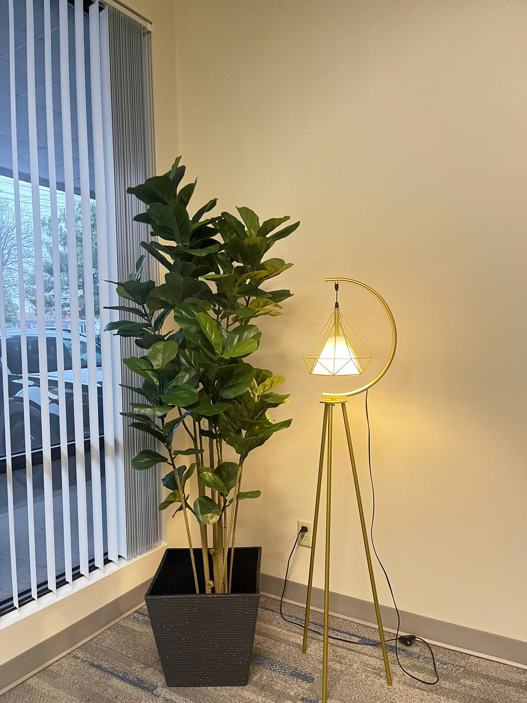 Square Resin Planter