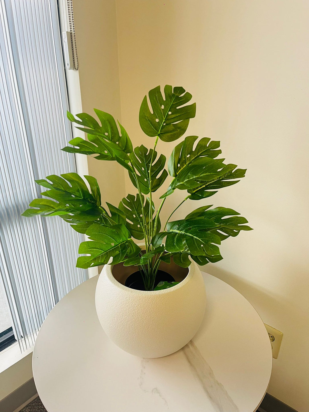 monstera office plant Artificial Monstera Desk Plant 28"