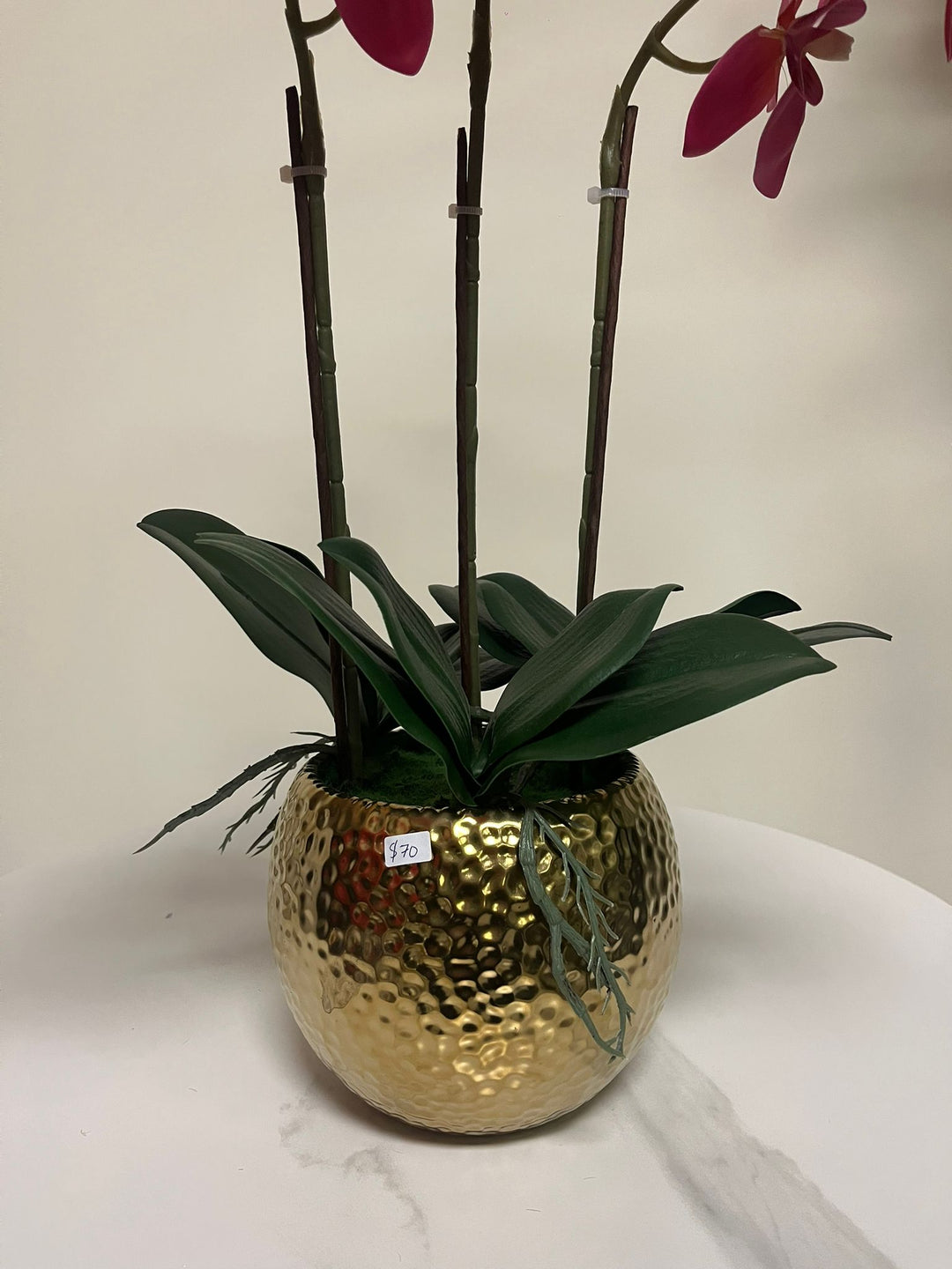Real touch artificial orchid Arrangement