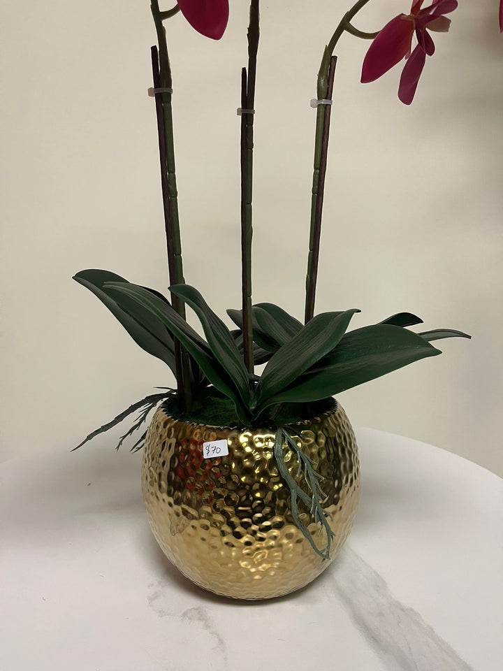 Real touch artificial orchid Arrangement