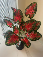 Load image into Gallery viewer, Artificial Caladium Tabletop Plant
