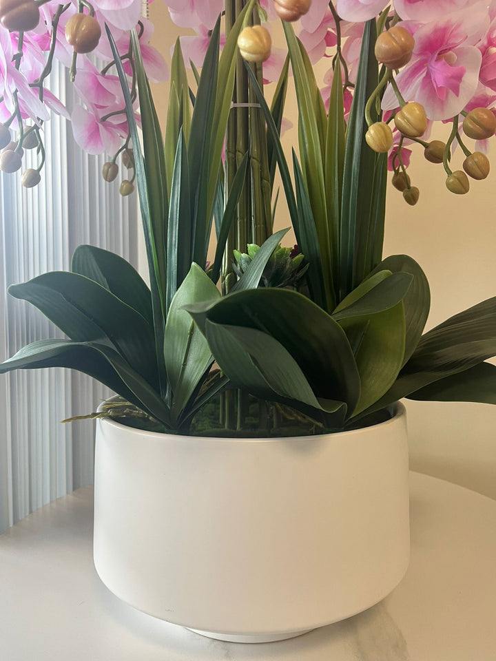 Real touch Artificial Orchid Flower Arrangement (10 stems )