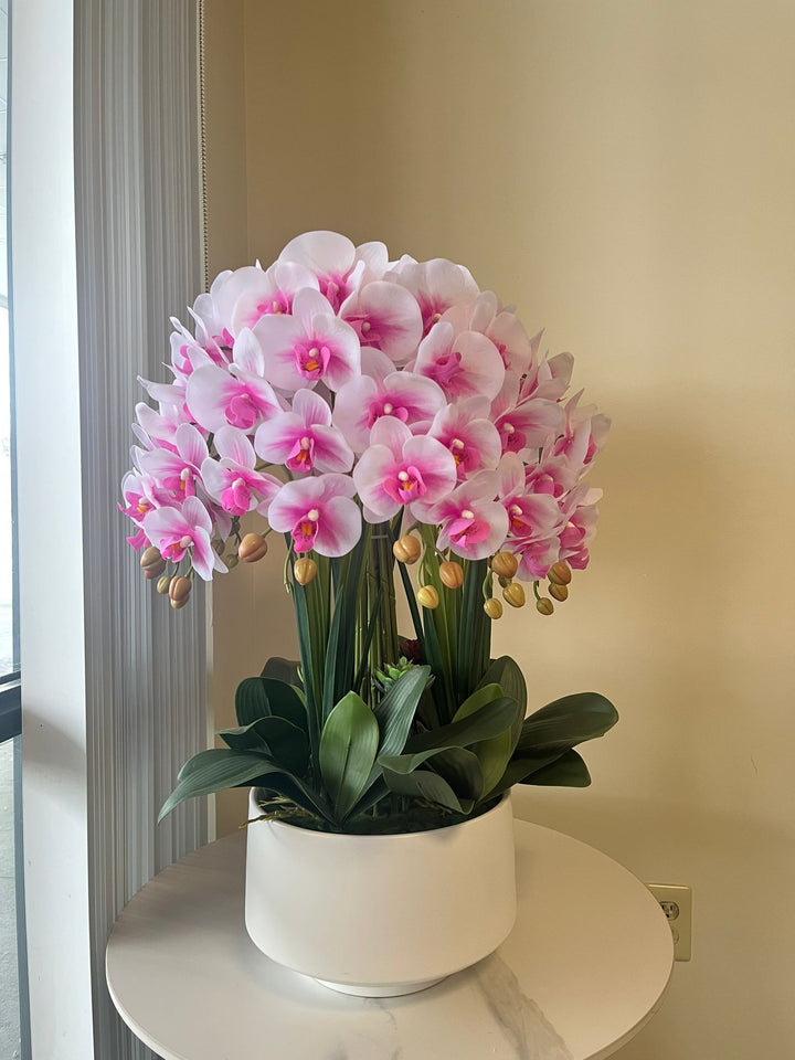 Real touch Artificial Orchid Flower Arrangement (10 stems )