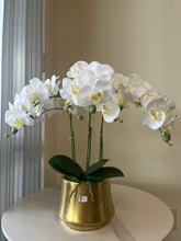 Load image into Gallery viewer, Real touch artificial orchid Arrangement
