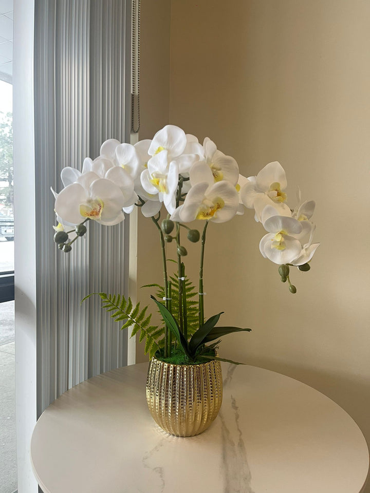 Real touch artificial orchid Arrangement