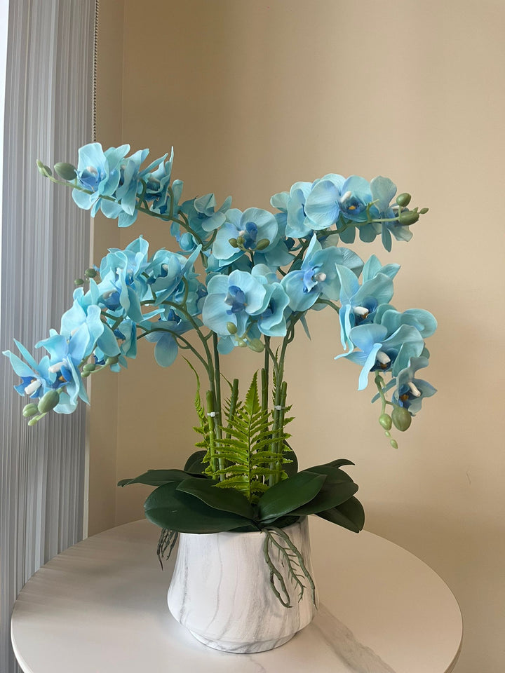 Silk Artificial Orchid Arrangement (4 Stems)