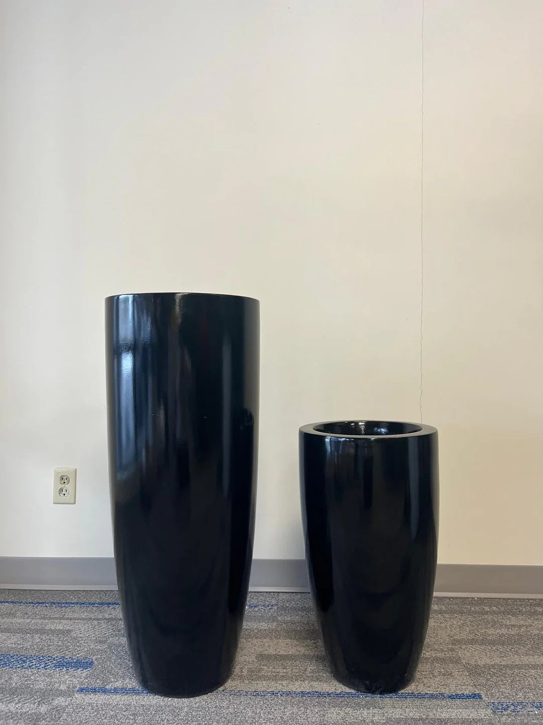 Modern Glossy Cylindrical Planters