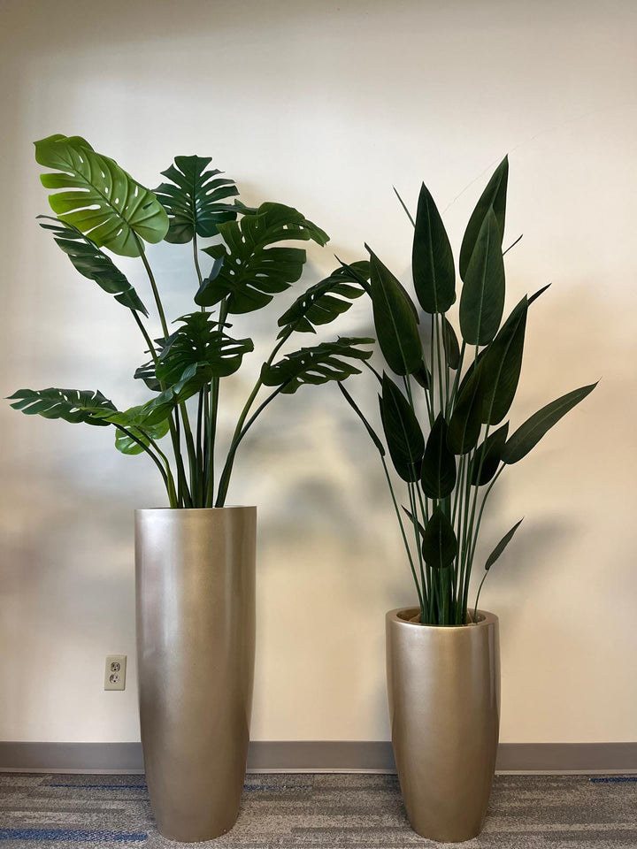 Fiberglass Cylindrical Planters