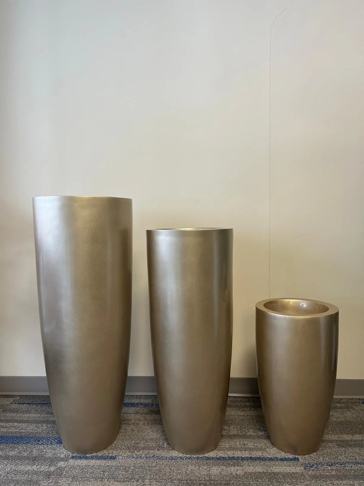 Modern Glossy Cylindrical Planters