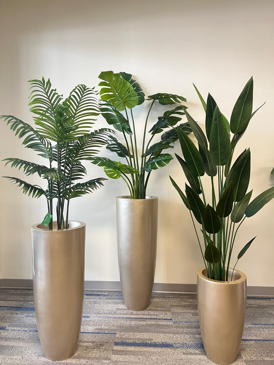 Fiberglass Cylindrical Planters
