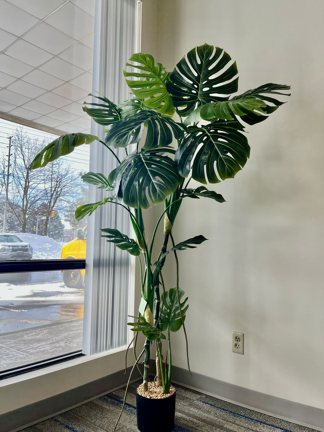 big monstera for sale Artificial Monstera Plant – 7ft