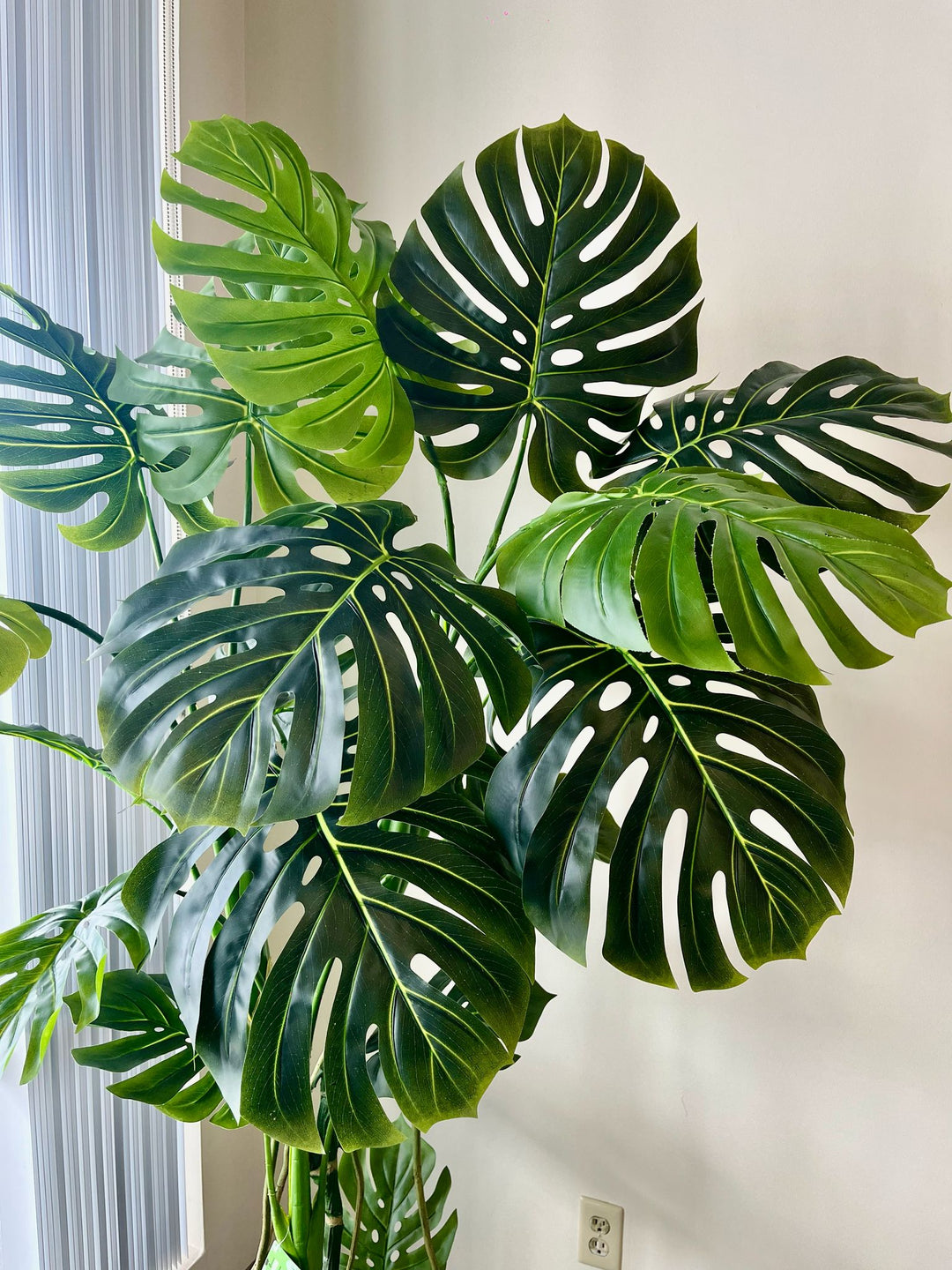 natural monstera plant Artificial Monstera Plant – 7ft