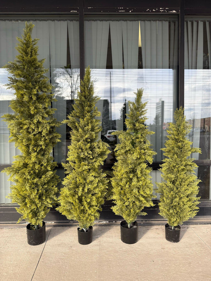 Artificial Cedar tree with UV resistance -6'