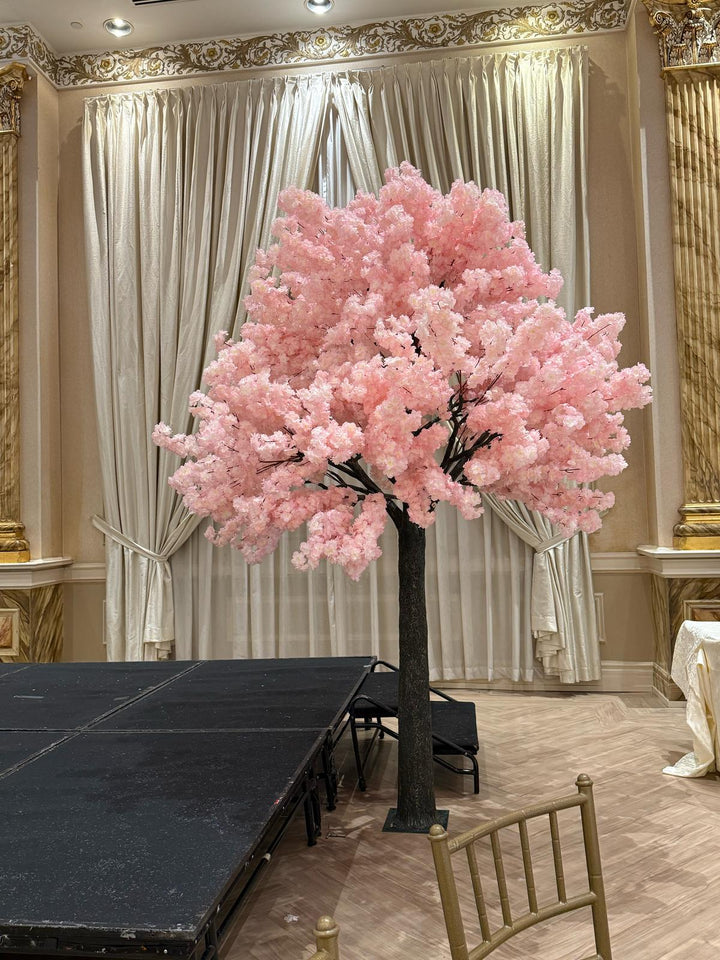 premium pink cherry blossom décor tree for event stage enhancements.