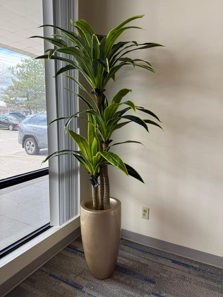 Modern Glossy Cylindrical Planters