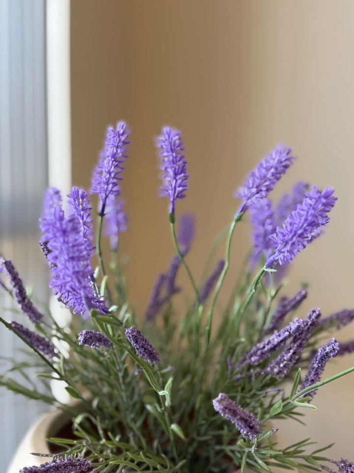 Artificial Lavender Desk Plant