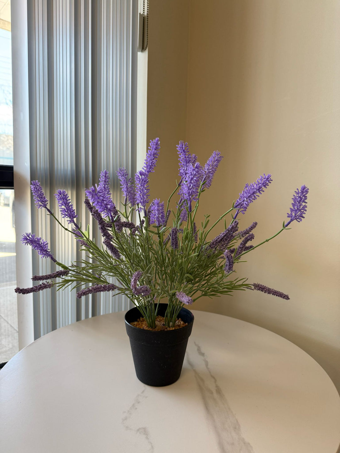 Artificial Lavender Desk Plant