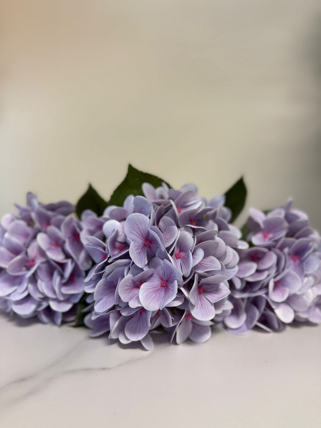 Artificial Purple Hydrangea Stems