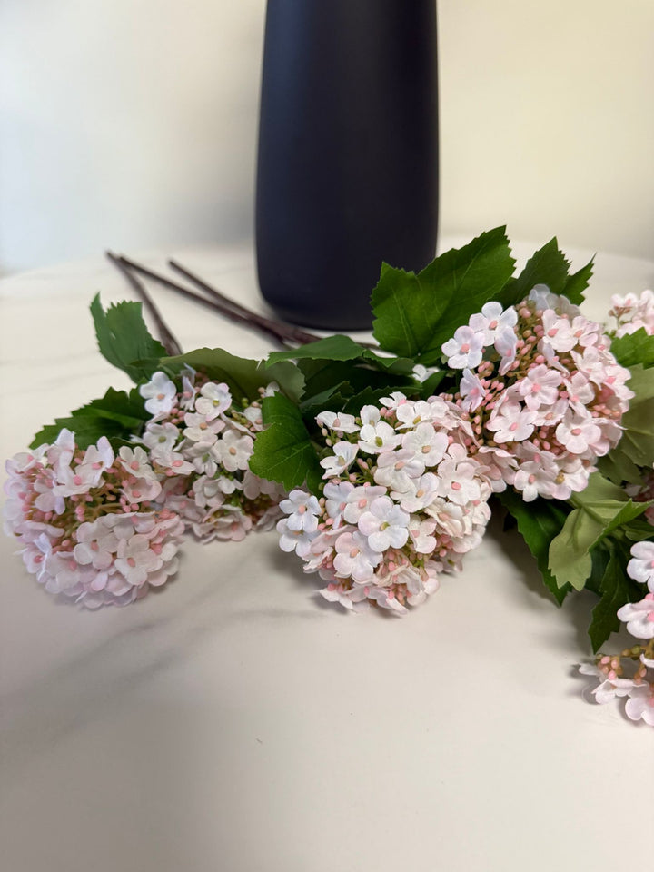 Artificial Light Pink Viburnum Stems