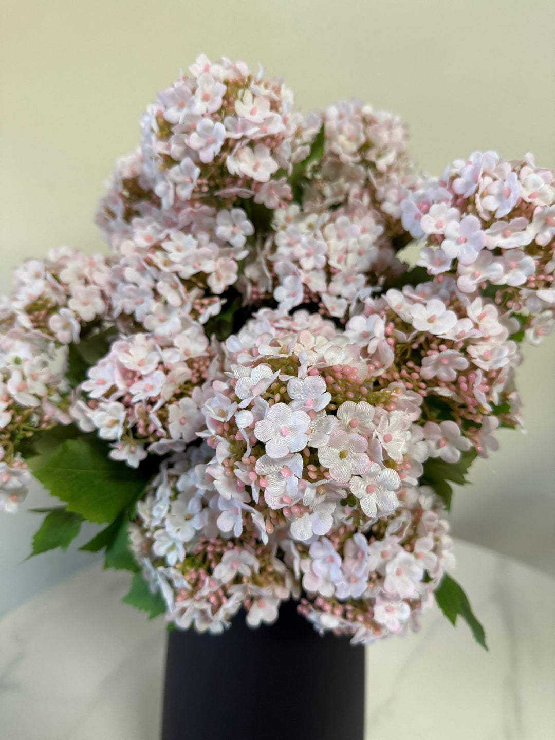 Artificial Light Pink Viburnum Stems